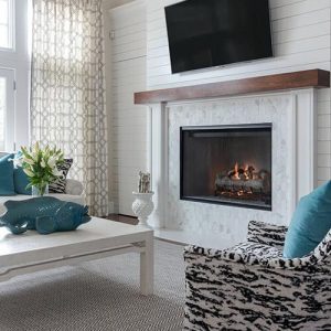Black Rock Gallery - Living Room Fireplace