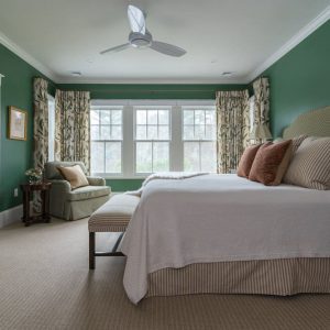 master bedroom interior design renovation by Gale Michaud Interiors